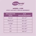 thumbnail image 2 of Wearever Women's Lovely Lace Incontinence Underwear, Regular Absorbency Bladder Control Panties, Reusable 3-Pack, 2 of 11