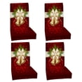 thumbnail image 2 of Boovnll 5Pcs Christmas Tablecloth & Chair Cover Set, 55x55" Christmas Printing Rectangle Table Cloth Table for Holiday Dinner Table Party Decor, Christmas Decorations, 2 of 9
