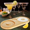 thumbnail image 3 of Margarita Salt Rimmer Reusable Bamboo Sugar Salt Rimmer with Double Plate Bar Glass Rimmer Salt Box Spice Container Bartender Tool for Cocktail and Margarita, 3 of 10