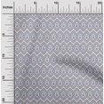 thumbnail image 1 of oneOone Cotton Poplin Fabric Chevron & Swirl Ikat Print Fabric BTY 56 Inch Wide, 1 of 4