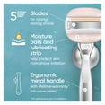 thumbnail image 2 of Venus Moistureglide Women's Razor, Reusable Handle, 2 Razor Blade Refills and Shower Holder, 2 of 14