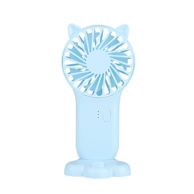 Mistaha Mini Ventilateur Portable 3 Vitesses Réglables USB Rechargeable Ventilateurs Électriques 3 Vitesses Refroidissement Marche Arrêt