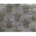 thumbnail image 4 of oneOone Georgette Viscose Fabric Turtle Block Print Fabric By Yard 42 Inch Wide, 4 of 4