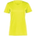 thumbnail image 1 of Augusta Sportswear T-Shirt Évacuant l'Humidité pour Femmes, TP, Jaune Sécurité, 1 of 1