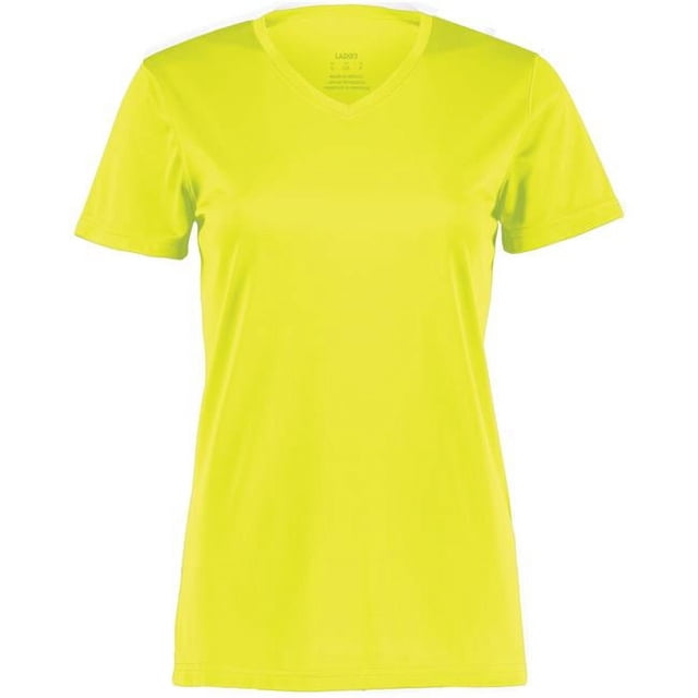Augusta Sportswear T-Shirt Évacuant l'Humidité pour Femmes, TP, Jaune Sécurité