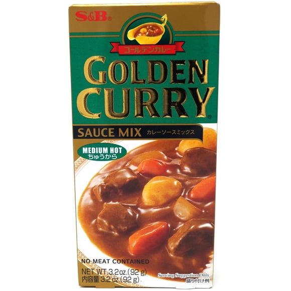 Mélange de sauce au curry doré S&B piquant