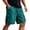 Green, variant on XiYing Mens Swimwear, Men's Solid Color Casual Drawstring Elastic Waist Shorts with Pockets, Active Fit, Sports Shorts for Gym & Outdoor, 1 Pack