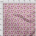 thumbnail image 3 of oneOone Rayon Pale Pink Fabric Autumn Craft Projects Decor Fabric Printed By The Yard 56 Inch Wide, 3 of 4