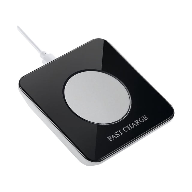 Wireless Charging Pad,Wireless Charger 10W Fast Charging Desktop Portable Wireless Charger Includes Night Light Function Warm Light White Light Adjustment,Wireless Portable Charger