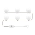 thumbnail image 1 of Mirror Front Lights Dresser Refill Makeup Mirror Bulb Tri-color Dimming, 1 of 8