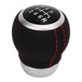 thumbnail image 4 of Gear  Handball, Scratch Proof 6 Speed Shifter Knob Silver Ring Wear Resistant  For Automotive Interior Parts Black Top, 4 of 8