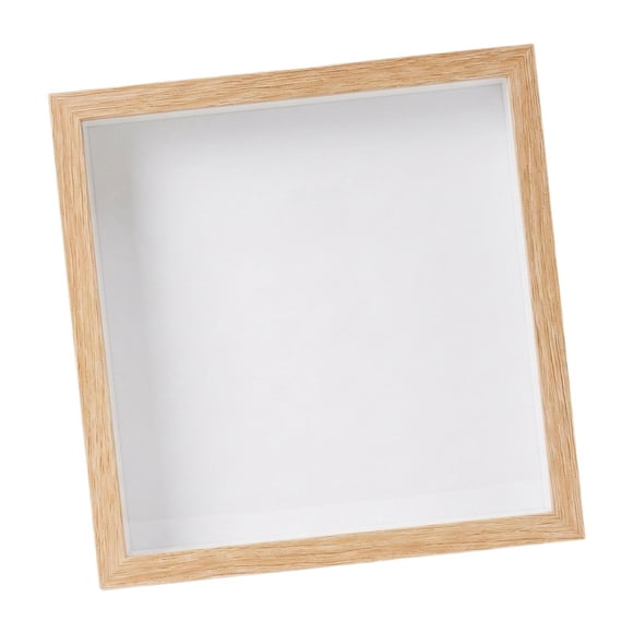 simhoa Shadow Box Frame Collection Photo Storage Memory Box for Artworks Party Desk 25x25cm