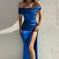 thumbnail image 2 of Ketyyh-chn99 Robes de Soirée pour Femmes Robe d'Été Robe de Fête pour Femme Robe Décontractée Robe de Bal Soirée Unie Élégante Robe Maxi Bleu,m, 2 of 5