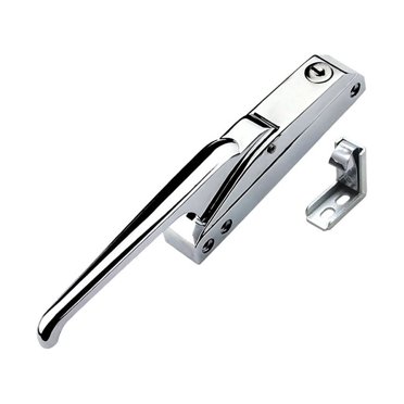 Langgg Zinc Alloy Fridge Door Handle Portable Detachable Replacement Kitchen Restaurant Refrigerator Oven Cabinet Pull Hardware Type 2 with Key