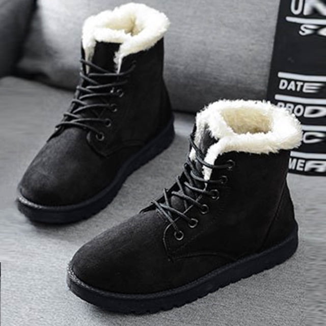 Pisexur Vendredi Fou Deals 2022! EGNMCR Bottes de Randonnée d'Hiver pour Femmes Bottes de Neige Chaudes Bottes de Randonnée d'Hiver Doublure Extérieur Antidérapant Résistant à l'Eau