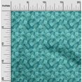 thumbnail image 2 of oneOone Polyester Spandex Teal Green Fabric Tropical Sewing Craft Projects Fabric Prints By Yard 56 Inch Wide, 2 of 5