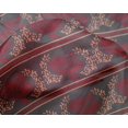 thumbnail image 4 of oneOone Silk Tabby Fabric Stripe|Leaves & Hen Block Print Sewing Fabric BTY 42 Inch Wide, 4 of 4