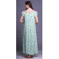 thumbnail image 4 of Bimba Robe Longue Maxi Imprimée pour Femmes en Rayonne, Vêtements de Nuit à Manches Courtes, 4 of 4