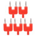 thumbnail image 4 of Double Fiche Banane, 1 Femelle à 2 Mâles Double Rangée Haute Précision Technologie Conductivité de la Fiche Banane à 2 Voies pour Instruments Électroniques Rouge, Noir, 4 of 8