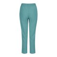 thumbnail image 3 of Timegard Womens Plus Size Pants Elastic Waisted Solid Color Lightweight Pants Lounge Trousers Pockets, 3 of 4