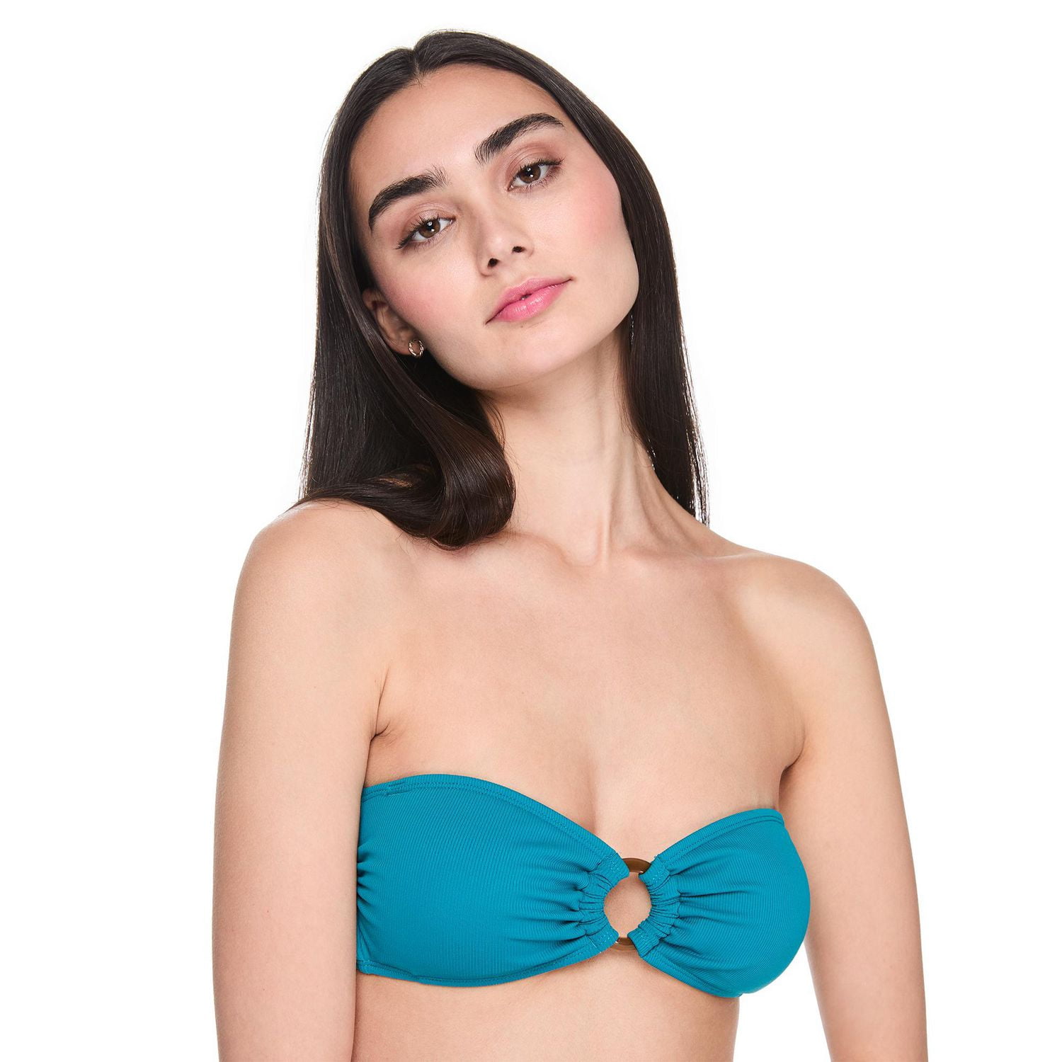 No Boundaries Women's O-Ring Bikini Top