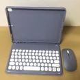 thumbnail image 1 of For iPad Mini 5th 4th 3rd 2nd 1st With Colorful Keyboard Leather Stand Cover Case Round Key Wireless Keyboard For 7.9inch Tablet With Mouse J French, 1 of 6