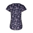 thumbnail image 4 of drppepioner Mode Femme Manches Courtes Col Rond Rétro Imprimé Hauts Amples Blouse, 4 of 5