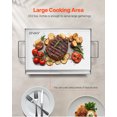 thumbnail image 4 of VEVOR 23x16 in Flat Top Griddle Stainless Steel Universal BBQ Grill Pan Cookware, 4 of 9