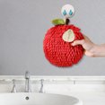 thumbnail image 3 of Towels for Bathroom,Fuzzy Ball Hand Towel with Hanging Loop for Bathroom Cute Fruit Decorative Ball Towel Soft Absorbent Ball Towel Sets for Kitchen Bathroom,Hand Towels for Bathroom, 3 of 5