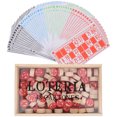 thumbnail image 4 of Shisuyan 1 Set Of Russian Lotto Game Bingo Number Chess Family Gathering Party Game Props With Box Funny Board Game For Logical Thinking And Teamwork Development, 4 of 9