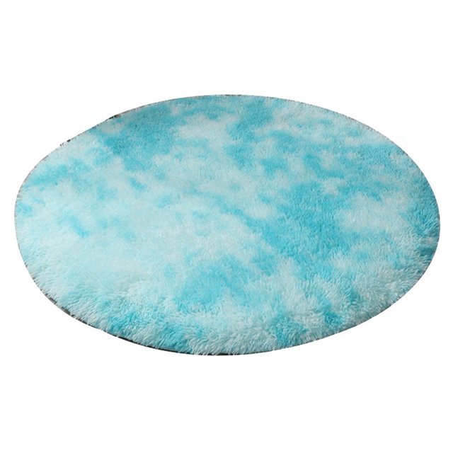 Estbridge Multicolor Round Rug For Girls Bedroom Circle Rug For Room Carpet For Teen Girls Room Circular Rug For Nursery Room Fuzzy Plush Rug For Dorm Cute Room Decor For Baby