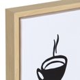 thumbnail image 2 of hometrends Coffee 3 Framed Canvas Art, 2 of 4