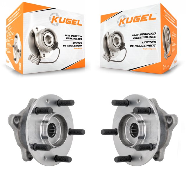 Kugel Rear Wheel Bearing and Hub Assembly Pair for Car Mazda 3 CX-30 - Left Right Side (Driver Passenger) K70-102109