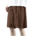 thumbnail image 1 of Diufon Men's Athletic Shorts Cotton Linen Drawstring Waisted Outdoor Sport Shorts Spring Summer Shorts with Pockets, 1 of 6