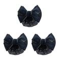 thumbnail image 2 of Decodeary Professional Hair Plate Mesh Pocket Practical Snood Net Elegant And Professional Gold rim - black 3Set, 2 of 6