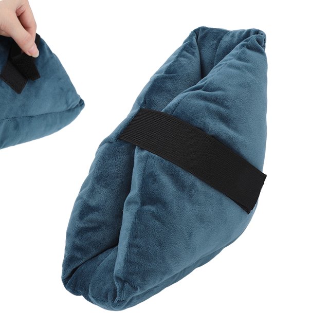 Heel Protector Pillows, Blue Ergonomic Design Pain Relief Heel Protector Thick Skin Friendly for Bedridden for Decubitus Ulcers for Pressure Sores