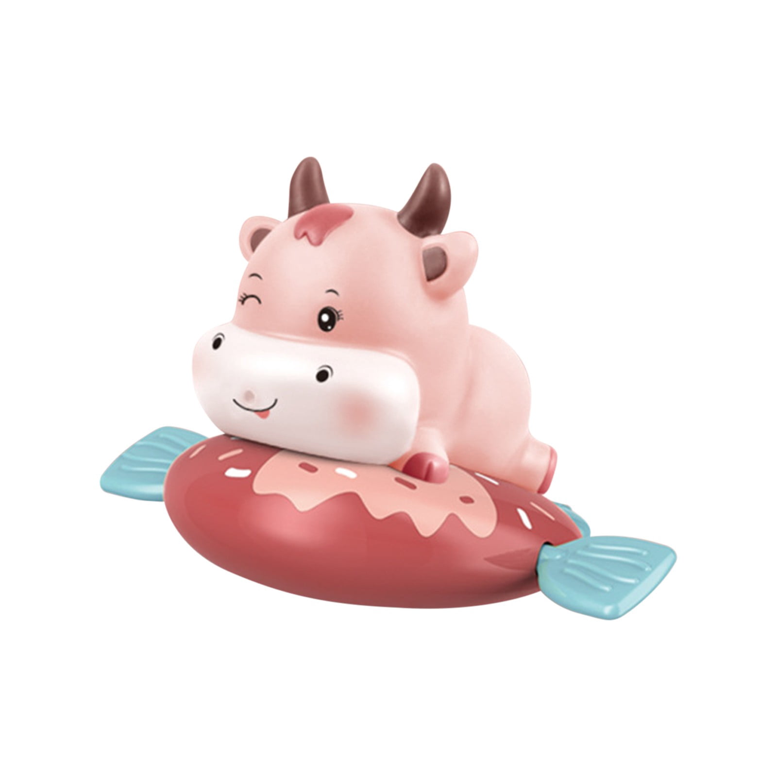 New Baby Bath Swimming Bath Pool Toy Cute Surf Cattle Animal Bath Toy Clockwork Toy