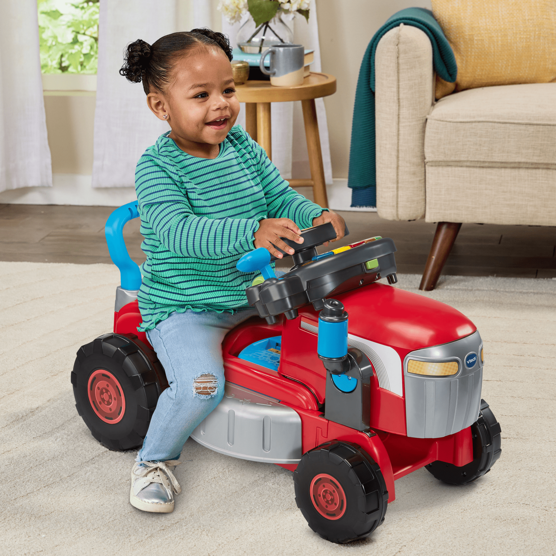 VTech® Super circuit train éducatif + Adam train marchand avec train SmartPoint - Version anglaise, 1.5+ Ans