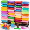 thumbnail image 1 of Fuebueo Model Magic Clay 12 Colors Nature Color DIY Air Dry Clay with Tools as Best Present for Children Toy for Kids, 1 of 9