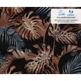 thumbnail image 2 of Soimoi 56 Inch Wide Polyester Canvas Fabric By 3 Yard - Leaves Pattern - Black - Water-Resistant Outdoor & Upholstery Material, 2 of 7