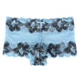 thumbnail image 1 of FhsagQ Panties Plus Size Panties for Women Yellow Women Lace Transparent Contrast Rose Pattern Triangle Underpants Panties for Women 2 Piece Cotton Light Blue XL, 1 of 6