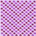 thumbnail image 1 of Ahgly Tapis d'Intérieur Lavable en Machine Carré Transitionnel Fleur Rose, 4 Pieds Carré, 1 of 7