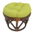 thumbnail image 1 of Blazing Needles Coussin de Repose-Pieds Rond en Sergé Uni Capitonné de 18 Pouces - Mojito Lime, 1 of 2