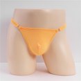 thumbnail image 3 of EOYWHK String pour Homme sous-Vêtements Rafraîchissant en Soie Glacée Bikini sous-Vêtements Boucle Ajustable Super Doux T-Back Caleçons Courts U-Bump Extensible Bas de Maillot de Bain, 3 of 5