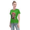 thumbnail image 4 of Women's Basic Short Sleeve T-Shirt One Piece Chopper, 4 of 6
