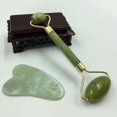 thumbnail image 3 of Milaget Rouleau de Jade et Gua Sha Ensemble pour Belle Peau Visage Yeux du Cou Outil Masseur Réduire les Rides Favoriser la Circulation A, 3 of 7