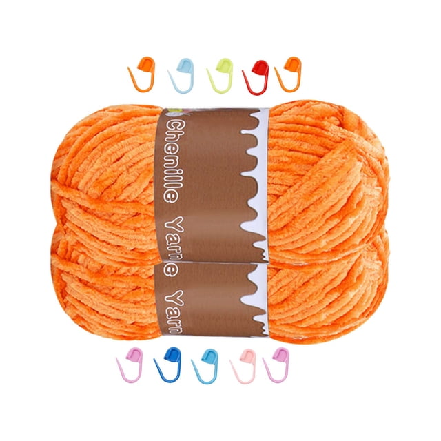 Nilvkv Fil au Crochet Tissé à la Main en Fil de Velours, Fil Doux et Agréable