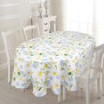 thumbnail image 4 of Modern Oval Tablecloth for Oval Table Waterproof Table Cloths for Dining Room Indoor Outdoor Home Decorative Table Cloth-60x84in, 4 of 5