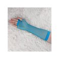 thumbnail image 2 of Unique Bargains Women Elbow Length Fingerless Fishnet Gloves 2 Pairs Turquoise, 2 of 4