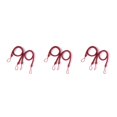 thumbnail image 3 of stanreset 1/2/3/5 2 Pieces Household Hotel Polyester Curtain Holdback Living Room Drape Tieback Draperies Decorative Holder Waved Rope Red 3PCS, 3 of 6